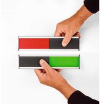 Plakatas Legamaster Legamaster in-out doorplate 6x25cm, Juodas, Aliuminio, 250 mm, 60 mm, 170 g, 65 mm