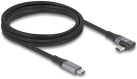 Kabelis USB Delock USB-C - USB-C 2 m Juodas (81132)