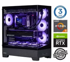 Stacionarus kompiuteris INTOP Ryzen 5 7500F 16GB DDR5 1TB SSD M.2 NVME+2TB RTX5060Ti 16GB no-OS (RW50305NS)