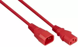 Alcasa Kabelmeister SK1430-R030 maitinimo kabelis Raudona 3 m IEC C14 IEC C13