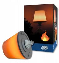 Lampa stołowa REV REV LED Flaschenleuchte mit Akku Lamprusco Flame warmweiß