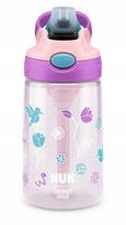 Gertuvė NUK Buteliukas Contigo Easy Straw Cup 420ml rožinė