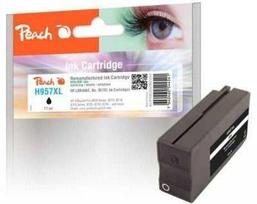 Rašalas Peach Peach kasetė HP Nr.957XL juoda su OEM lustu, perdirbta