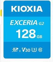 Atminties kortelė Karta Kioxia Exceria G2 SDXC 128GB UHS-I Klasa 10 (LNEX2L128GG4)