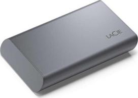 Išorinis kietasis diskas SSD LaCie mobilus SSD, saugus, 1 TB, pilkas (STKH1000800)