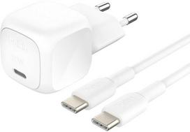 Kabelis USB Belkin USB-C - USB-C 1 m Baltas (WCA009KQ1MWH-B6)