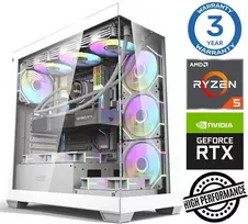 Stacionarus kompiuteris INTOP Ryzen 5 7500F 64GB DDR5 1TB SSD M.2 NVME+2TB RTX5060Ti 8GB no-OS (RW56535NS)