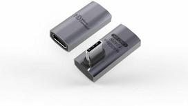 Adapteris USB MicroConnect Premium USB-C - USB-C Juoda (USB4-CCFAS-240W)
