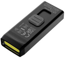 Žibintuvėlis Ansmann Ansmann Keychain light KL80R, Keychain prožektorius, Juodas, Aliuminio, Mygtukai, IPX3, COB LED