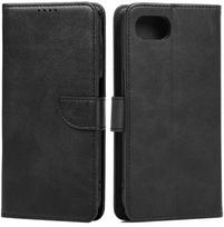 Dėklas Marv Wallet Apple iPhone 16e juodos spalvos bookcase