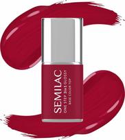 Semilac SEMILAC One Step Glossy 3in1 Hibridinis nagų lakas S575 Dark Raudona 7 ml