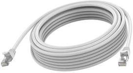 Vision RJ45 (m) zu RJ45 (m) - STP geschirmtes Twisted-Pair - CAT 6a - 10Gbps - 24 AWG - mit Knickschutz - 3 m - baltas