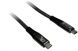 Kabelis USB TreQ Inter-Tech Kabelis AC USB-C 3.2 Gen 2x2, 240W - 1,5m