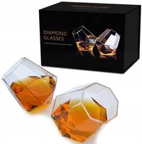 Thumbs Up Herma Mad Monkey – viskio taurelės „Diamond" (2 vnt. rinkinys) permatomos