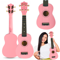 Luna Guitars SUPRIMO UK21 PK sopraninė ukulelė 21" rausva mediena