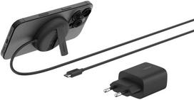 Belkin Įkroviklis magnetyczna, Qi2 15W, rozkładana, maitinimo šaltinis 20W, juoda