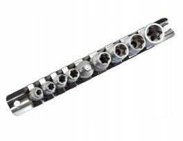 Geko 9el.kpl.nasadek torx E5-16,1/4&3/8''GEKO (50)