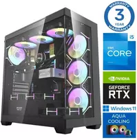 Stacionarus kompiuteris INTOP AQUA i5-14400F 16GB DDR5 1TB SSD M.2 NVME+2TB RTX5070Ti 16GB WIN11 (RW41775WH)