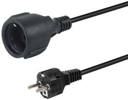 Power cable Equip Equip power cable CEE 7/7->CEE 7/3 juodas 5.00m
