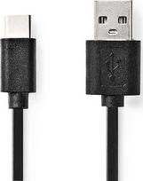 Nedis USB-A – USB-C USB laidas 2 m juodas (CCGL60600BK20)