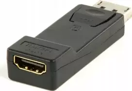 Nedis AV adapteris Nedis CCGB37915BK lyties / kabelio keitiklis HDMI A tipo (standartinis) DisplayPort juodas