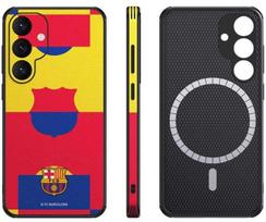 Ocpc FC Barcelona dėklas, skirtas Samsung Galaxy S25 Plus, magnetinis dėklas, MagSafe OCFCBMCS25PMF MF