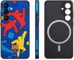 Ocpc „FC Barcelona“ dėklas, skirtas „Samsung Galaxy S25 Plus“, magnetinis dėklas, „MagSafe OCFCBMCS25PSP SP“