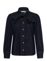 Kaffe - Kamolly Denim Shirt - Džinsiniai marškiniai - Tamsiai mėlyna