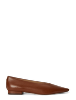 Lauren Ralph Lauren - Audri Nappa Leather Ballet Flat - Balerinos bateliai - Ruda