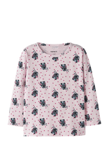 Name It - Nmfandrea Stitch Ls Nreg Top Wdi - Ilgarankoviai marškinėliai - Rožinė