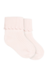 MarMar Copenhagen - Newborn Socks Scallop 2-Pack - Kūdikių kojinės - Rožinė