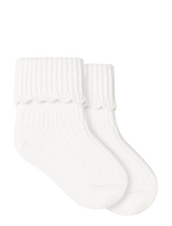 MarMar Copenhagen - Newborn Socks Scallop 2-Pack - Kūdikių kojinės - Balta