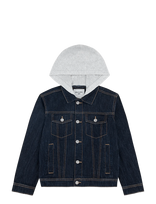 Abercrombie Kids - Dj-Denim Jackets - Džinsės ir velvetinės striukės - Tamsiai mėlyna