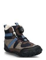 Mikk-line - Winter Boot Tex Spin Barefoot - Žieminiai batai su raišteliais - Tamsiai mėlyna