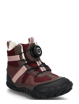 Mikk-line - Winter Boot Tex Spin Barefoot - Žieminiai batai su raišteliais - Burgundiška splava