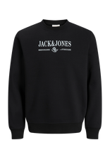 Jack & Jones - Jorfrederiksberg Branding Sweat Cn Fst - Megztinis - Juoda