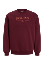 Jack & Jones - Jorfrederiksberg Branding Sweat Cn Fst - Megztinis - Ruda