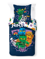 Ninjago - Bed Linen Lego Ninjago Training 140X200 60X63 Cm - Patalynės komplektas - Marga / raštuota