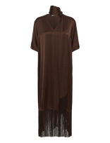 Soaked - Slverona Fringe Dress - Trumpa suknelė - Ruda