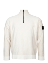 Stone Island - Half Zip Sweatshirt - Megztinis su užtrauktuku - Kreminė spalva