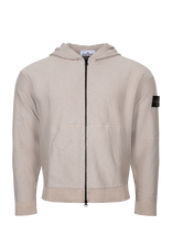 Stone Island - Zip Up Hooded Sweatshirt - Džemperis - Pilka