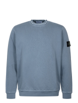 Stone Island - Regular-Fit Crewneck Sweatshirt - Megztinis - Mėlyna