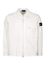 Stone Island - Denim Oversized Jacket - Džinsinis švarkas be pamušalo - Kreminė spalva