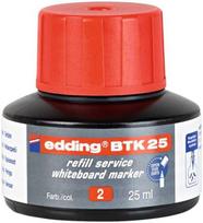 Edding Rašalas markerių užpildymui lentoms, skirtoms rašyti sausuoju būdu, E-BTK 25 EDDING, raudona