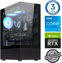Stacionarus kompiuteris INTOP i5-14400F 16GB DDR5 500SSD M.2 NVME+2TB RTX5050 8GB no-OS (RW60592)