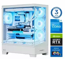 Stacionarus kompiuteris INTOP AQUA i5-14400F 64GB DDR5 1TB SSD M.2 NVME+2TB RTX5050 8GB no-OS (RW61403)