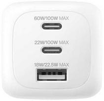 Belkin BOOST Charge 100W USB-C įkroviklis 2xUSB-C/1xA WCH016hqWH