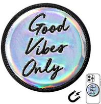 Dėklas Laut LAUT magnetinis ženkliukas Good Vibes Only, suderinamas su MagSafe