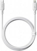Baseus Silky serijos įkrovimo laidas iš Type-C į iPhone 20W, 2m, mėnulio baltumo