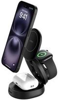 Belkin Boost Charge įkroviklis magnetinis 3v1 sulankstomas Qi2 15W juodas (WIZ034KQBK)